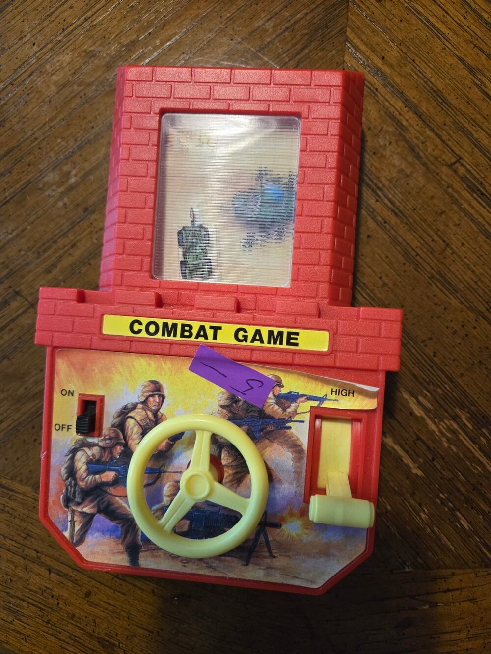 690 Vintage 1990 Soma Combat Game Handheld Electronic Arcade Game Lights Up 2 AA